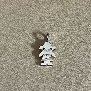 Tous Girl Stainless Steel + Diamonds pendant